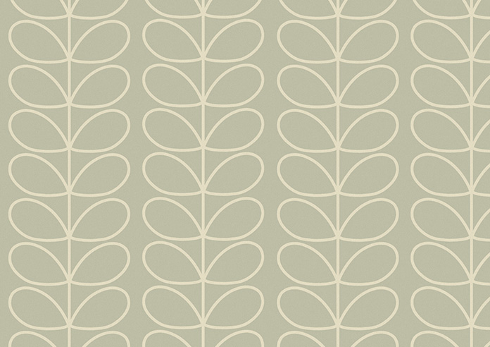 Orla Kiely Linear Stem, Pebble - Roller Blind - Image 6